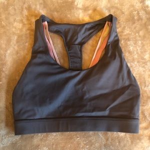 Grey sports bra